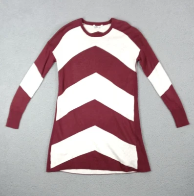 Volcom Twisted Sweater Dress Size M/12 Chevron Pattern - Image 1 of 4
