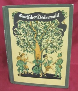 1930s ANTIQUE BOOK - OLD GERMAN FOLK SONGS 17th – 19th CENTURY - Picture 1 of 13