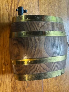 Mini barril de roble 1L barril de vino roble barril de madera dispensador de whisky madera - Imagen 1 de 6