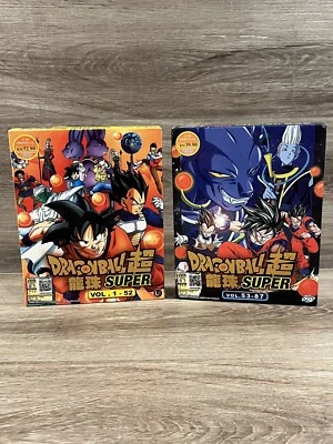 Dragon Ball Super (TV 1 - 52) & (53-87) 7 Discs DVD Japanese Anime English DBZ - Image 1 of 4