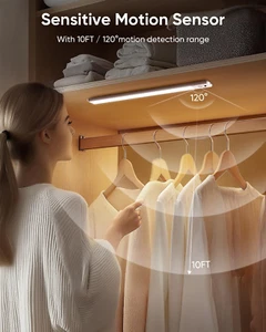 Under Cabinet Lighting Wireless W/Remote,3000Mah Rechargeable Battery 62 LED ... - Picture 1 of 1