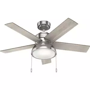 Hunter 44" Lilliput Ceiling Fan LED Light Pull Chain Modern Industrial Coastal - Picture 1 of 1