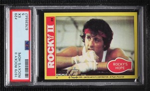 1979 Topps Rocky II Rocky Balboa Rocky's Hope #29 PSA 5 0jk3