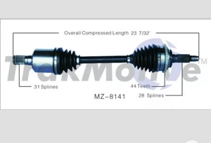CV Axle Shaft Front Left SurTrack MZ-8141 Mazda - Picture 1 of 2