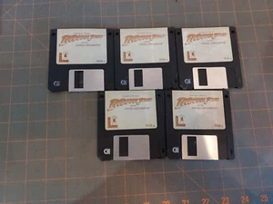 Vtg 1992 Indiana Jones & The Fate Of Atlantis IBM 3.5 Floppy Disk Game - Picture 1 of 4