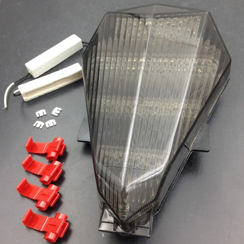 Luz trasera LED de humo lámpara de señal de giro de freno para Yamaha YZF R6 2006-2013 Foto 1 de 4