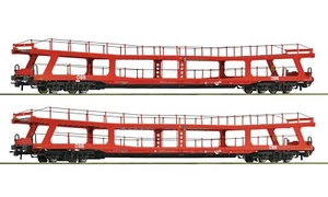 Roco H0 6600105 - Set Of 2 Pieces: Bulk Powder Wagon Car, ÖBB Ep. VI - Picture 1 of 1