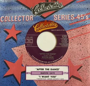 Marvin Gaye 45 After the Dance / I Want You NEW reissue unplayed - Picture 1 of 3