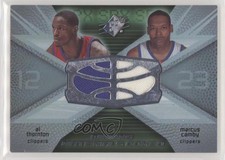 2008-09 SPx Winning Materials Combo Al Thornton Marcus Camby #WMC-CT