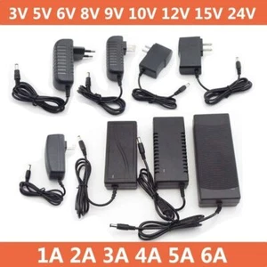 AC/DC 6V 8V 9V 10V 12V 15V 24V 1A-10A Power Supply Adapter Charger for LED Light - Picture 1 of 6