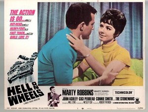 Hell On Wheels-Marty Robbins-John Ashley-Gigi Perreau-11x14-Color-Lobby Card