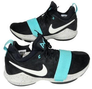 Scarpe da basket Nike PG 1 Paul George 878627-002 nere acqua chiare da uomo taglia 14 - Foto 1 di 8