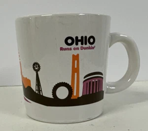 2013 Dunkin' Donuts State Tasse Sammlerstück Destination - OHIO Runs on Dunkin' - Bild 1 von 6