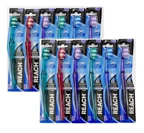 12 x Reach Between Toothbrush FIRM *Colour Will Vary - Image 1 of 1