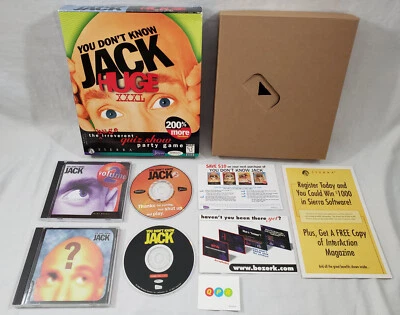 You Don't Know Jack Huge XXXL PC Big Box Windows Volume 1 &2 - Image 1 of 4
