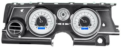 Kit de medidor analógico Dakota Digital 63-65 Buick Riviera azul prata VHX-63B-RIV-S-B - Imagem 1 de 4