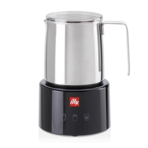 illy Milchaufschäumer Edelstahl / schwarz by Piero Lissoni 23760 (8003753190129) - Bild 1 von 2