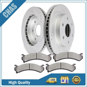 Brake Rotors Brake Pads Front Fits For 2003 - 2005 GMC Savana 2500 SLE 4,3L - Bild 1 von 6