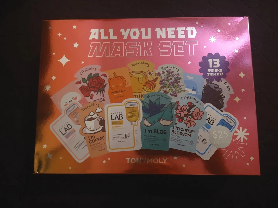 Juego de mascarillas TonyMoly All You Need incluye 13 mascarillas más vendidas todo tipo de piel NUEVO Foto 1 de 4
