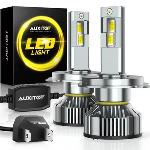 H4 120W Y19 Auxito Premium Super Bright LED Headlight Bulbs (2 Pack) - Picture 1 of 14