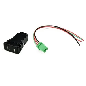 Fog Light Push Button Switch W/ Amber LED Background Indicator Lights For Toyota - Picture 1 of 24