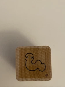 Nuevo sello de goma montado en madera de gusano CTMH RS72 - Imagen 1 de 4