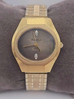 复古宝路华 Imperial 17j 发条机械手表 N7 金色 11ANC — 第 1/4 张图片