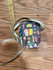 Lily Bloom Umhängetasche Cupcake Delight grau rosa Handtasche süß T70 - Bild 1 von 4