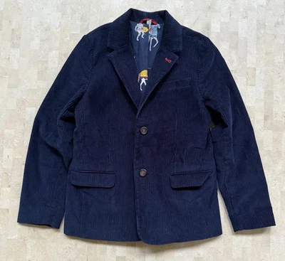 MINI BODEN вельветовый блейзер темно-куртка молодежи праздник платье вверх размер 9-10  - Изображение 1 из 4