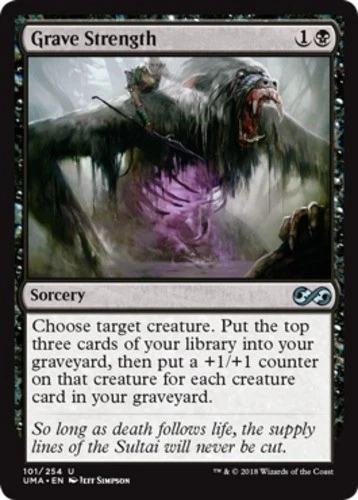 x1 Grave Strength - Ultimate Masters - NM - MTG - Image 1 of 1