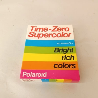 Polaroid Time-Zero Supercolor Film SX-70 Land Film Use by 07/93 - Image 1 of 3