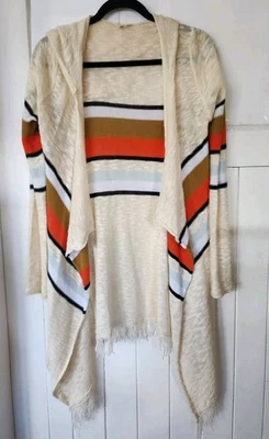 Rip curl womens long light weight drape cardigan size M - Image 1 of 3