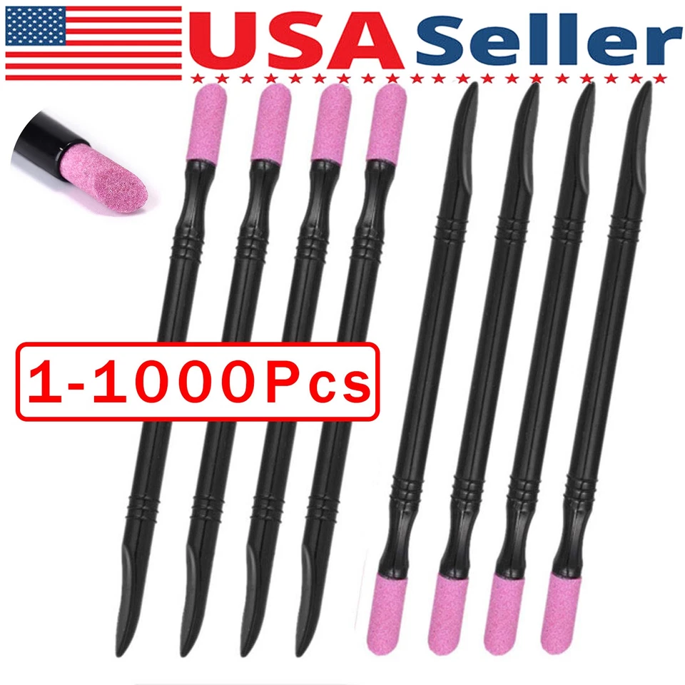 1000 Piezas Piedra Pémez Lima de Uñas Cutícula Piedra Empujador de Uñas Lijadora Palitos Uñas Foto 1 de 4