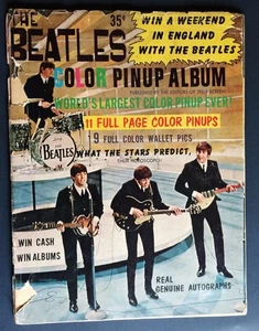 Álbum pinup color The Beatles 1964 de colección revista de música pantalla adolescente, en muy buen estado - Imagen 1 de 4