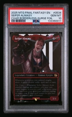 2025 MTG Final Fantasy Seifer Almasy Surge Foil PSA 10 - Image 1 of 2