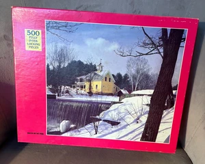 Rainbow Works Puzzle 500 Pieces "Winter on the Pond" 15 1/2" x 18" NEW! - Picture 1 of 5