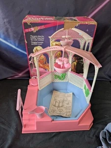 Vintage Mattel Barbie Bubbling Pretty Spa Pavillon Pink Sparkles 1991 mit Box komplett - Bild 1 von 14