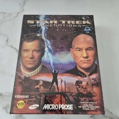 Star Trek Generations PC BIG BOX Sealed - Image 1 of 4