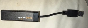 Amazon Basics USB 3.0 to 10/100/1000 Gigabit Ethernet Internet Adapter, Black - Picture 1 of 1
