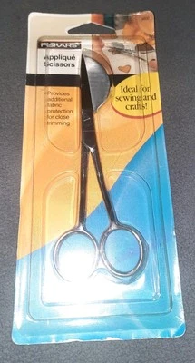 Fiskars Stainless Steel Appliqué Scissors Fabric Sewing Craft NEW SEALED - Image 1 of 2