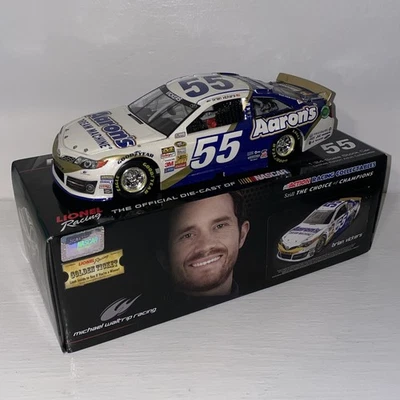2014 Brian Vickers #55 Aaron’s Toyota NASCAR Lionel 1/24 Scale Diecast Boxed - Image 1 of 4