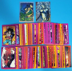 1993 Krome Evil Ernie Trading Card Set 1-100 Chaos Comics Lady Death Promo - Picture 1 of 1