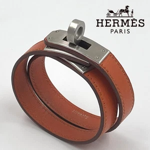 HERMES Kelly Dubletour Bracelet Orange - Picture 1 of 12