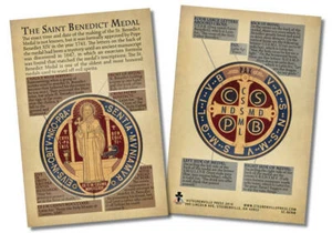 Saint Benedict Medal Faith Explained Card - Picture 1 of 1