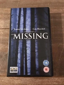 The Missing VHS Video Tommy Lee Jones Cate Blanchett Excellent Condition Rare - Picture 1 of 4