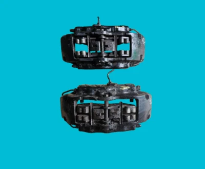 AUDI Q7 4L 2014 3.0 TDI PAIR OF FRONT BREMBO 6 POT BRAKE CALIPER 18ZL 18ZR - Image 1 of 4