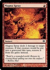 Shards of Alara Magma Spray x4 Magic The Gathering NM