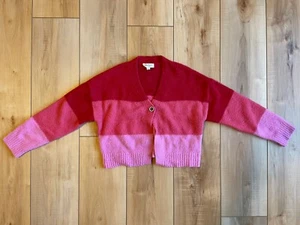 Jessica Simpson Girls Color Block Cardigan Size 7 - Picture 1 of 3