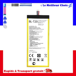 BL-T20 Battery Pour LG G Pad X 8.0 V521 BL-T20 4650mAh 3.8V - Zdjęcie 1 z 6