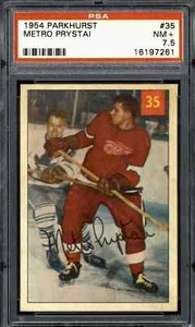 1954 Parkhurst #35 Metro Prystai - PSA 7.5 - Imagen 1 de 2